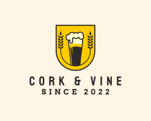 Wheat Malt Beer Bar logo design