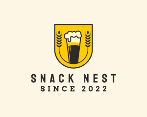 Wheat Malt Beer Bar logo design