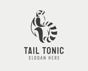 Wild Lemur Animal logo