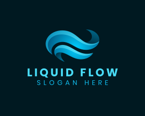 Hydro Water Wave logo design