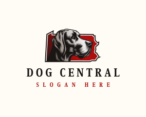 Dog Canine Pennsylvania logo design