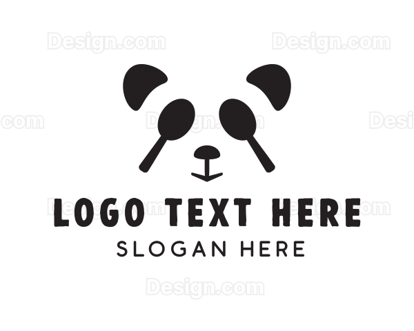 Panda Spoon Restaurant Logo