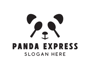 Panda Spoon Restaurant logo design