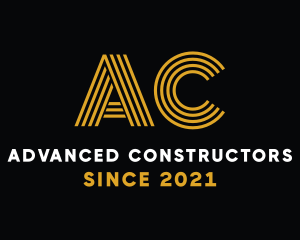 Construction Contractor Business logo design