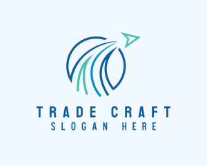 Shipping Trade Arrow logo