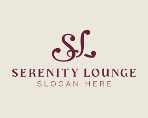 Luxury Beauty Startup Letter SL logo design