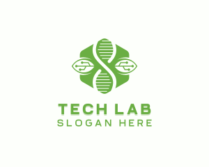 Science Leaf Hexagon  logo