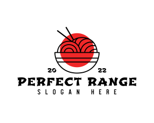 Japanese Ramen Noodles logo design