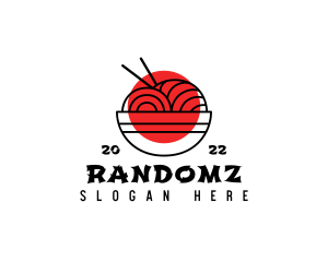 Japanese Ramen Noodles logo design