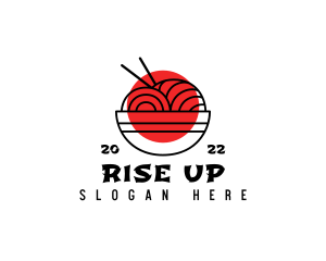 Japanese Ramen Noodles logo design