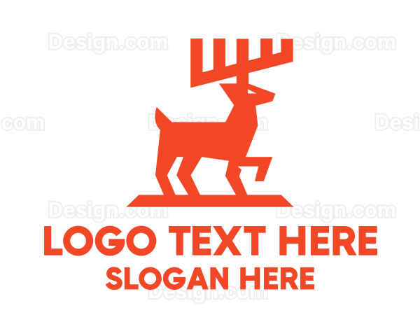 Wildlife Deer Hunting Logo