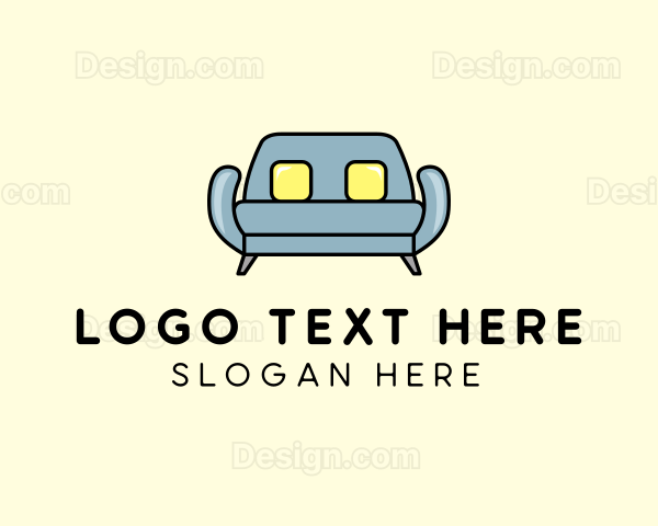 Modern Sofa Furniture Logo