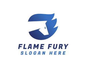 Flame Horse Equestrian logo design