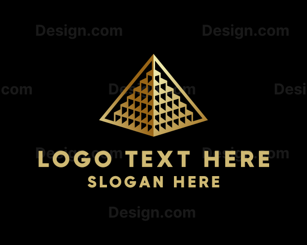 Elegant Pyramid Landmark Logo