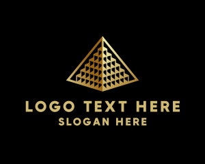 Elegant Pyramid Landmark logo