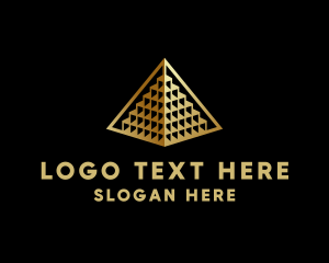 Elegant Pyramid Landmark Logo