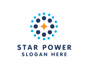 Generic Star Dots logo design