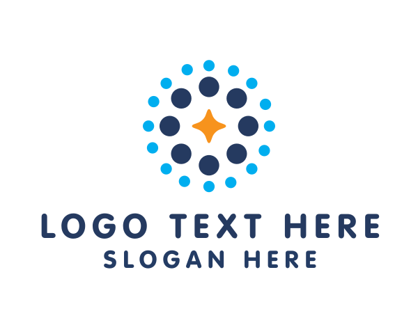 Dotted logo example 2