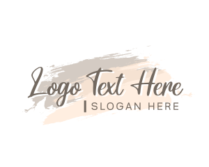 Feminine Watercolor Wordmark logo