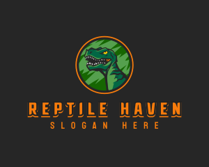 Jurassic  Dinosaur Esport logo design