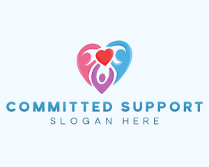 Heart Family Care logo design