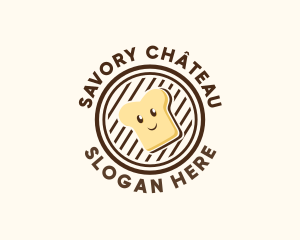 Happy Bread Sandwich logo design