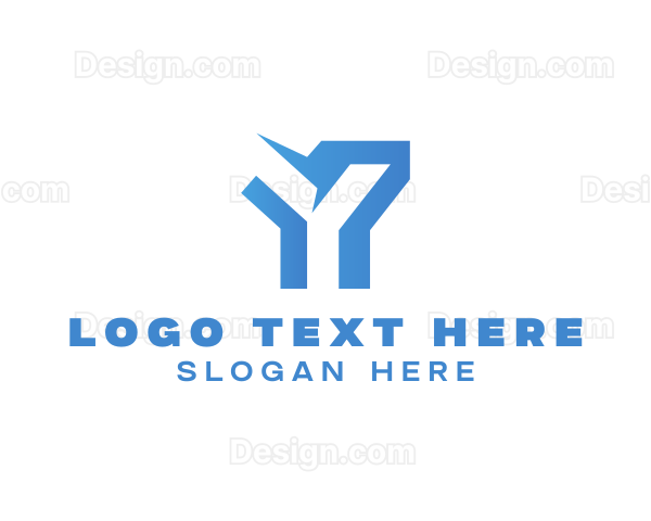 Generic Business Letter Y Logo