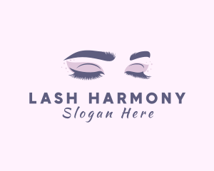 Beautiful Woman Eyelashes logo