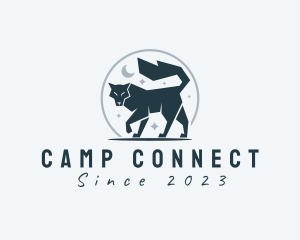 Wolf Camp Wildlife  logo design