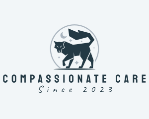 Wolf Camp Wildlife  logo design