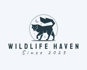 Wolf Camp Wildlife  logo design