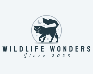 Wolf Camp Wildlife  logo design