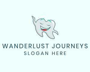 Happy Dental Tooth Logo