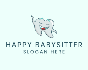 Happy Dental Tooth logo design