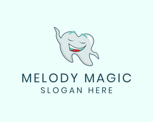 Happy Dental Tooth logo