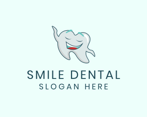 Happy Dental Tooth logo design