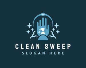 Hand Cleaning Sanitizer  logo design