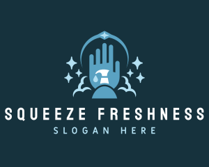 Hand Cleaning Sanitizer  logo design