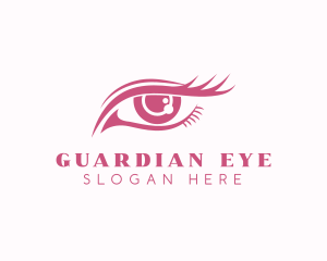 Beautiful Eye Lashes Makeup  logo design