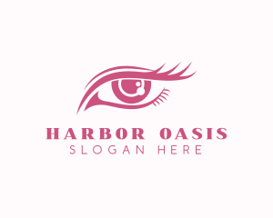 Beautiful Eye Lashes Makeup  logo design