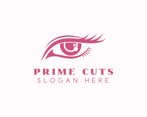 Beautiful Eye Lashes Makeup  logo design