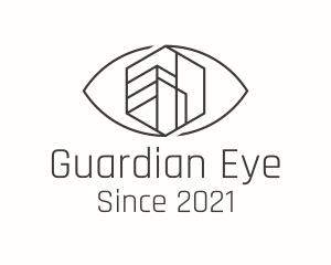 Construction Building Eye logo design