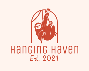 Hanging Sloth Jungle logo