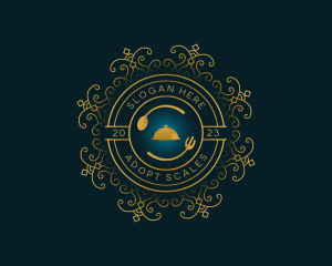 Restaurant Eatery Luxury logo design