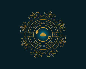 Restaurant Eatery Luxury logo design