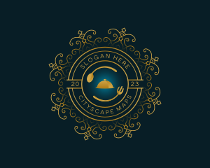 Restaurant Eatery Luxury logo design