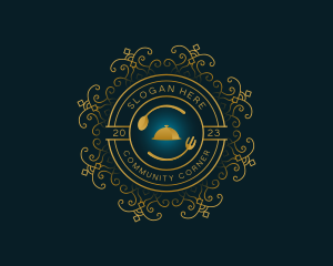 Restaurant Eatery Luxury logo design