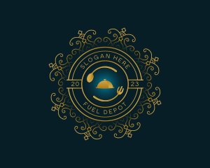 Restaurant Eatery Luxury logo design