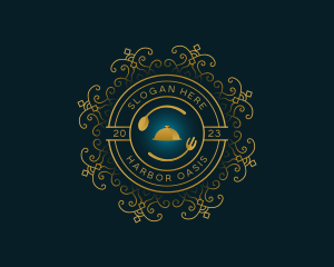 Restaurant Eatery Luxury logo design