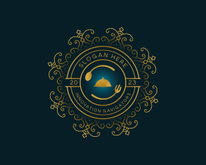 Restaurant Eatery Luxury logo design